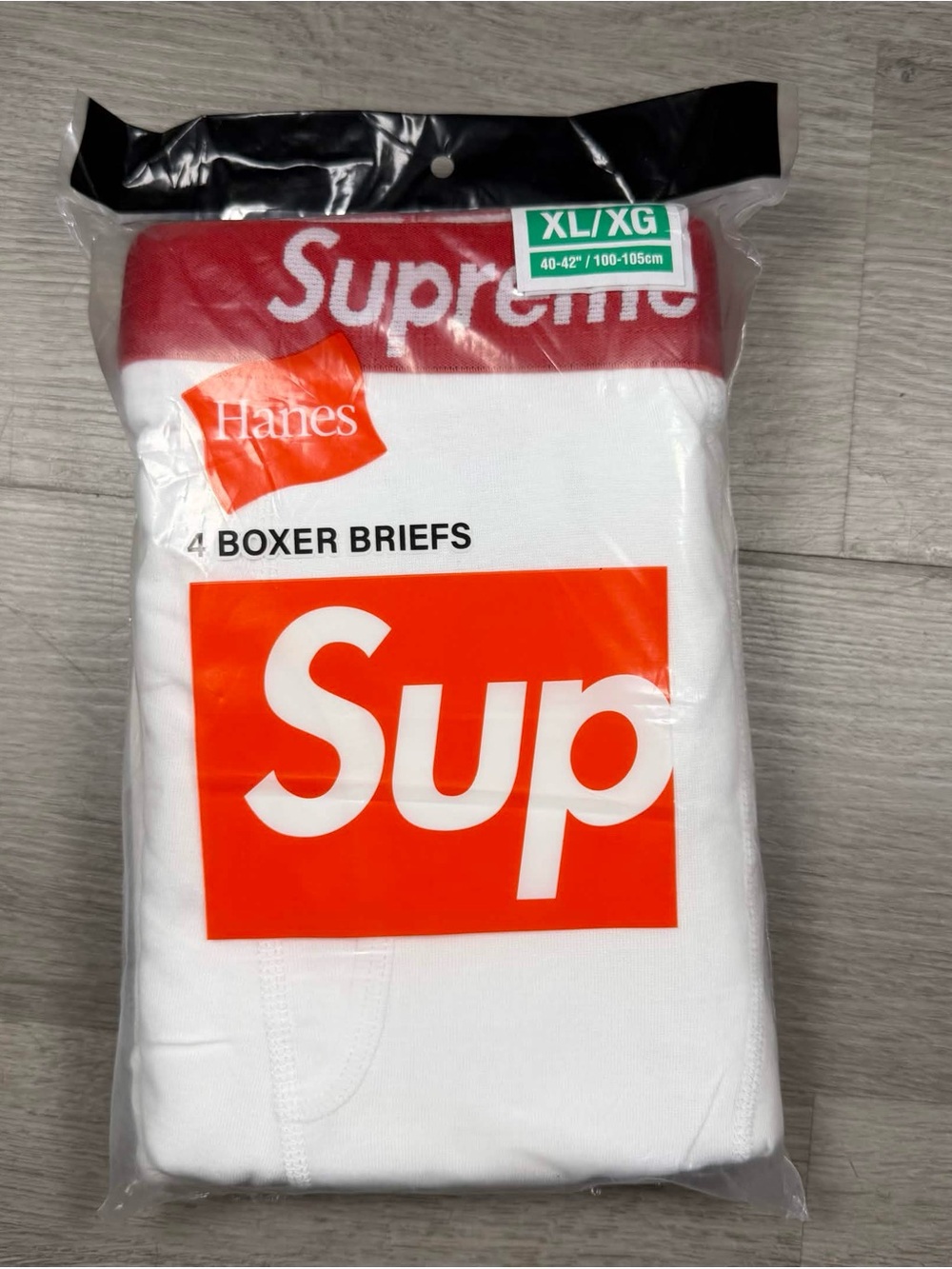 Supreme White Boxer Briefs (4-Pack)